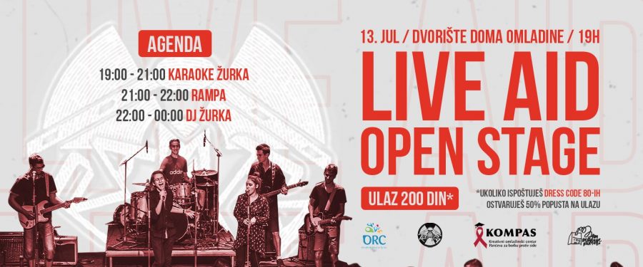 KOMPAS organizuje koncert povodom godišnjice Live Aid-a